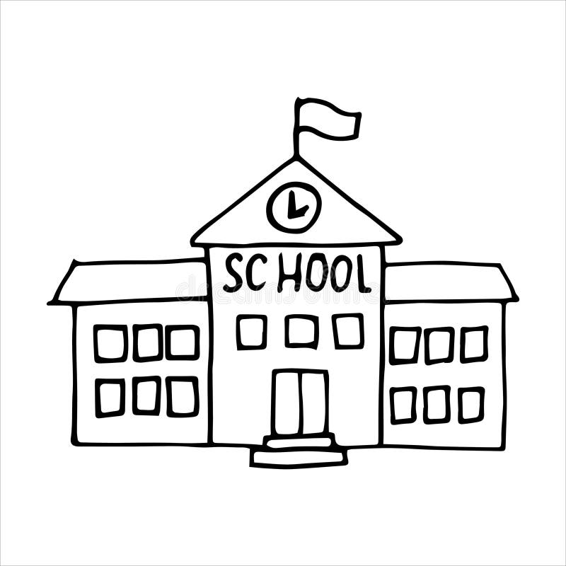 How to Draw a School | A Step-by-Step Tutorial for Kids