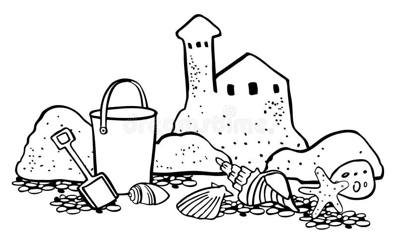 Don't judge — Prompt nr3 - sand castle. A grumpy “sunburnt”...