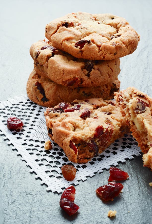 Кукис печенье с клюквой