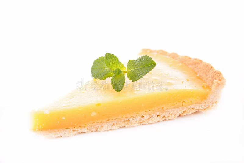 Лимонный крем на белом фоне