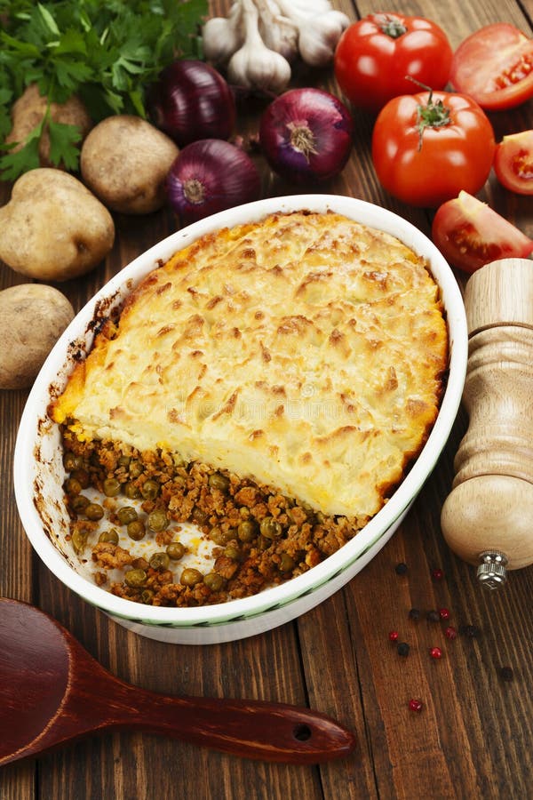Cottage pie with Peas