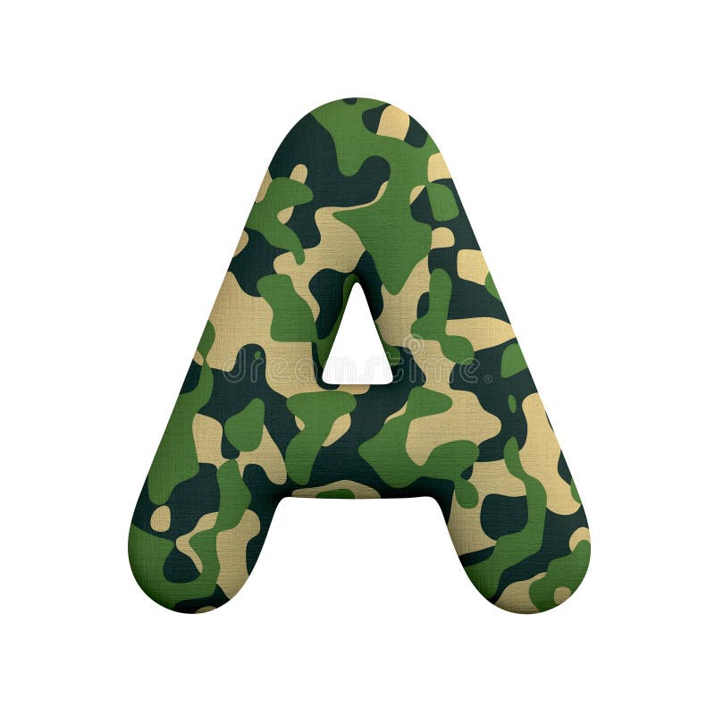 Цифры в армейском стиле