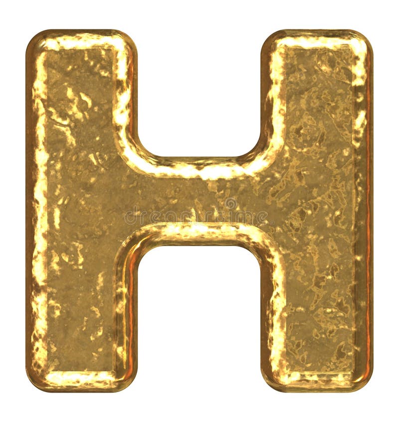 H gold. H Золотая. H золотом.