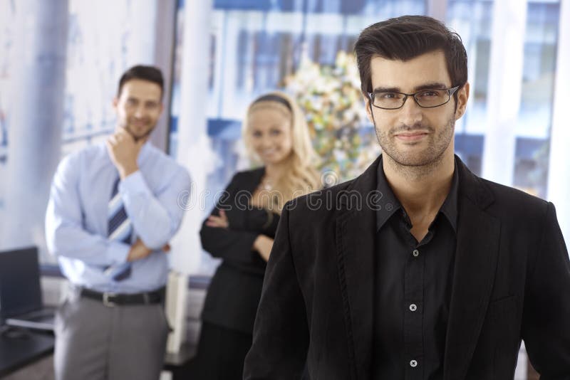 Elegant businessman in an Elegant Office.