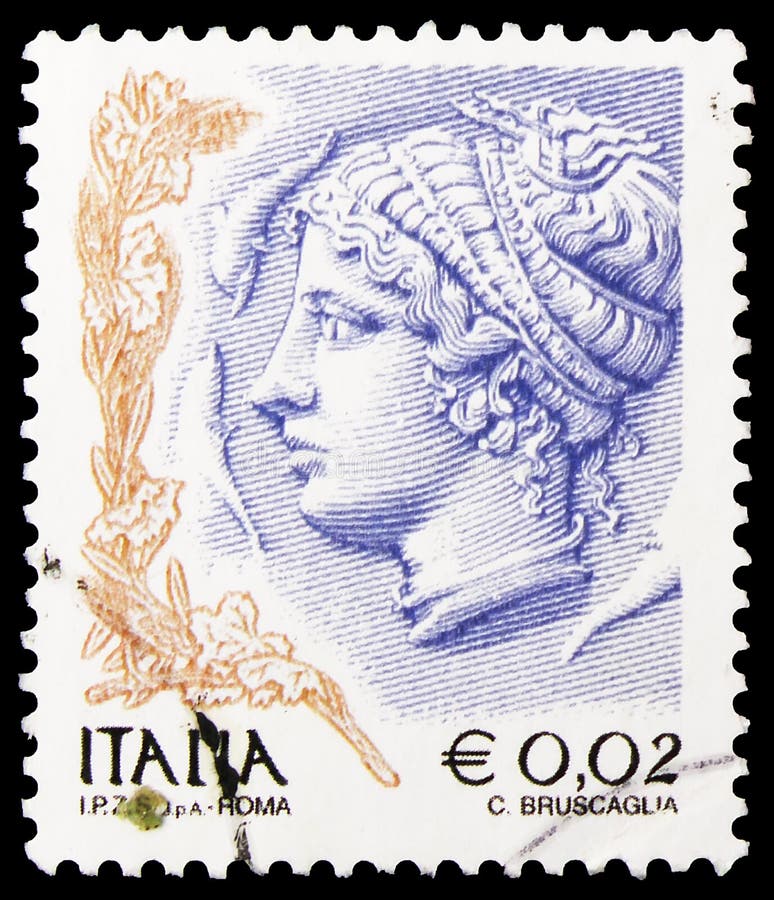 Почтовая марка италии
