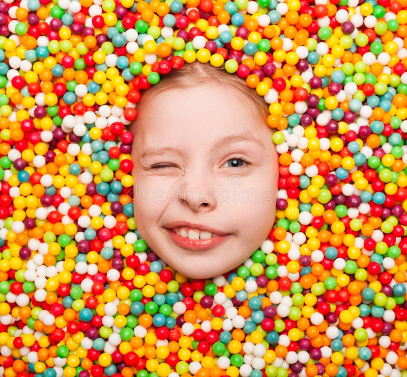 Фотосессия с конфетами