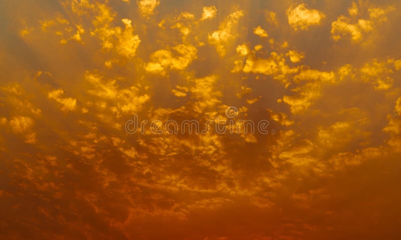Yellow clouds at sunrise free image download