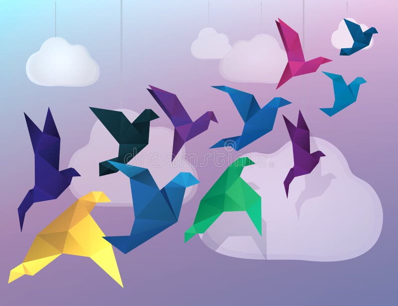 Большая птица оригами резиденция утренней росы. Оригами летающая птица. Птица в полете оригами. Бумажные птицы летит. Птички оригами в полете.