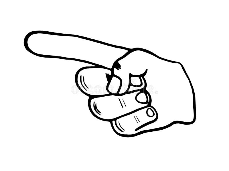 Как нарисовать указывающий палец на тебя