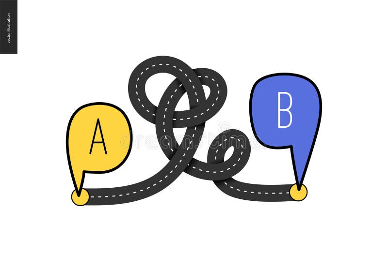 Путь из точки а в точку б картинки