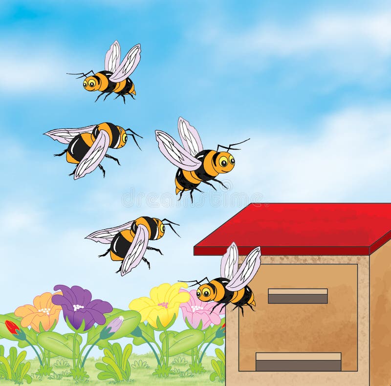 3 пчелы 3 дома. Домик пчел для детей. Пчелиные домики для дошкольников. Улей для пчел. Пчеловод мультяшный.