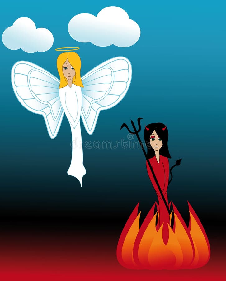 Рисунок ад и рай