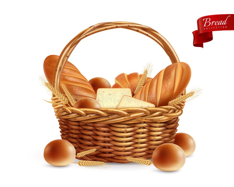 Корзинка с выпечкой