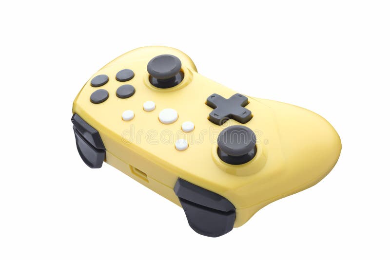 Jog Yellow Controller. Геймпад взрывается. Джойстики играют аттракцион. Желтая видео игра. Включи желтый джойстик игры