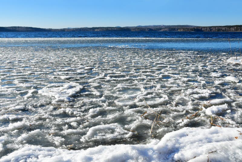 Озеро увильды зимой