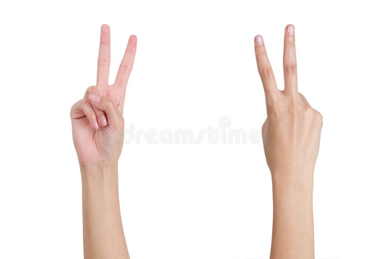 два женских пальца