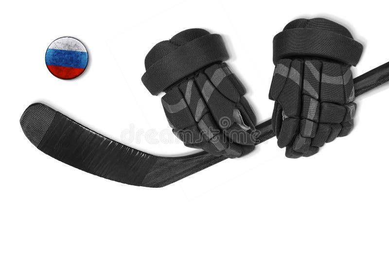Клюшка краги и лед