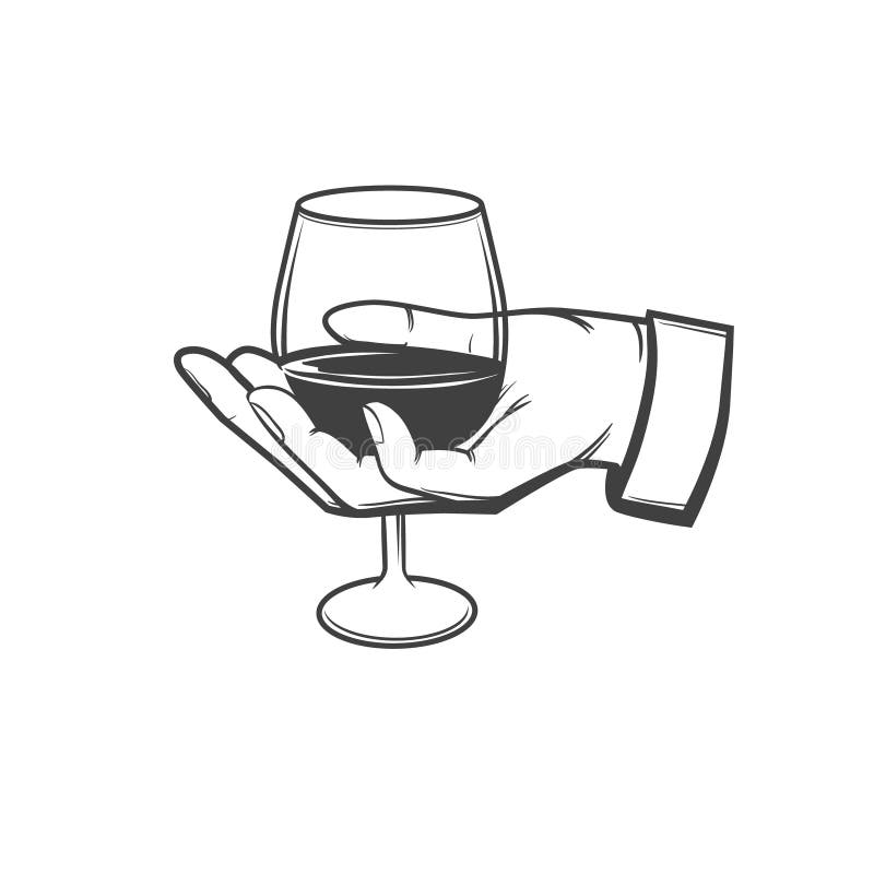 Как рисовать руку с бокалом