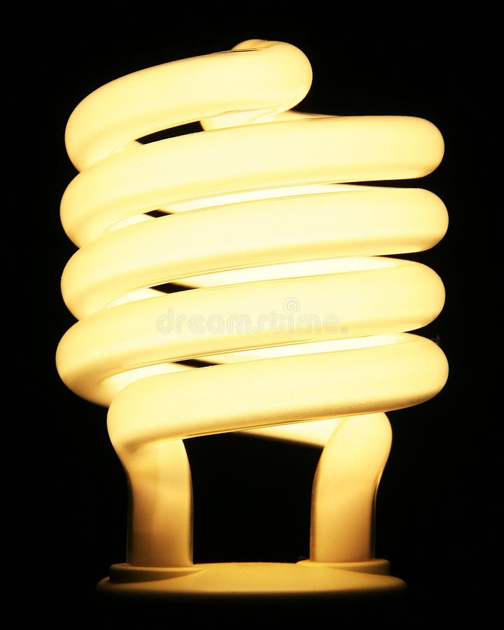 Изолированный свет. Energy efficiency Lamp. Light efficiency.