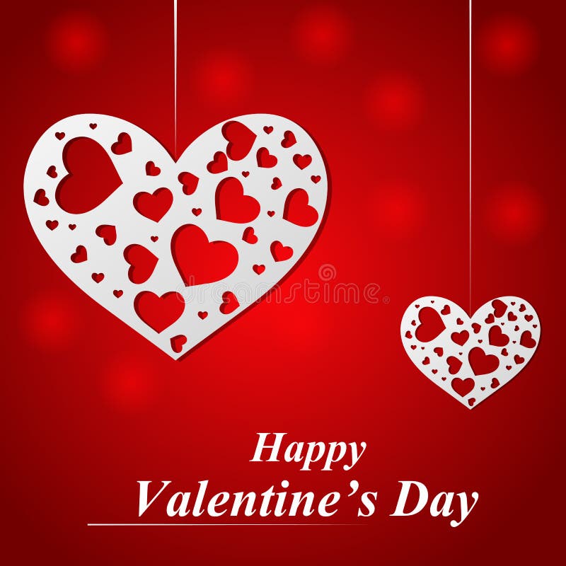 сердечная форма любовь и романтика фон для счастливого Valentines день  поздравления Иллюстрация вектора - иллюстрации насчитывающей приветствие,  день: 210374929