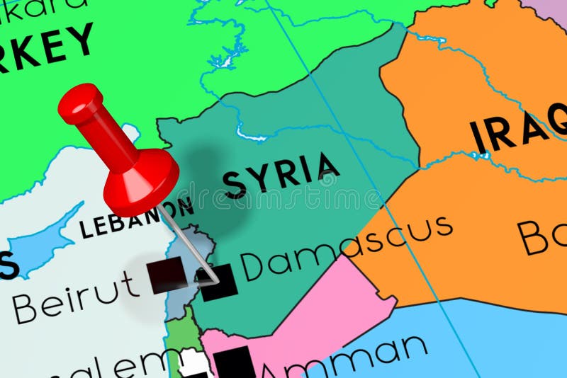 Дамаск столица какой страны на карте
