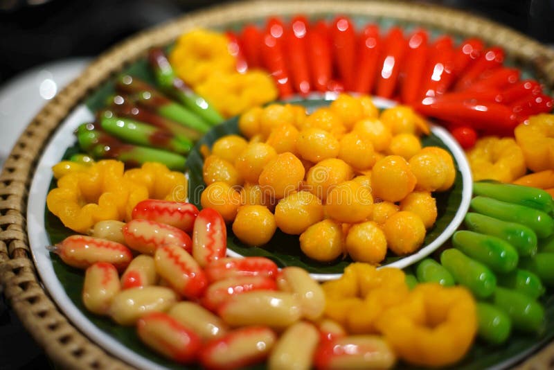 Golden Sweets stock photo