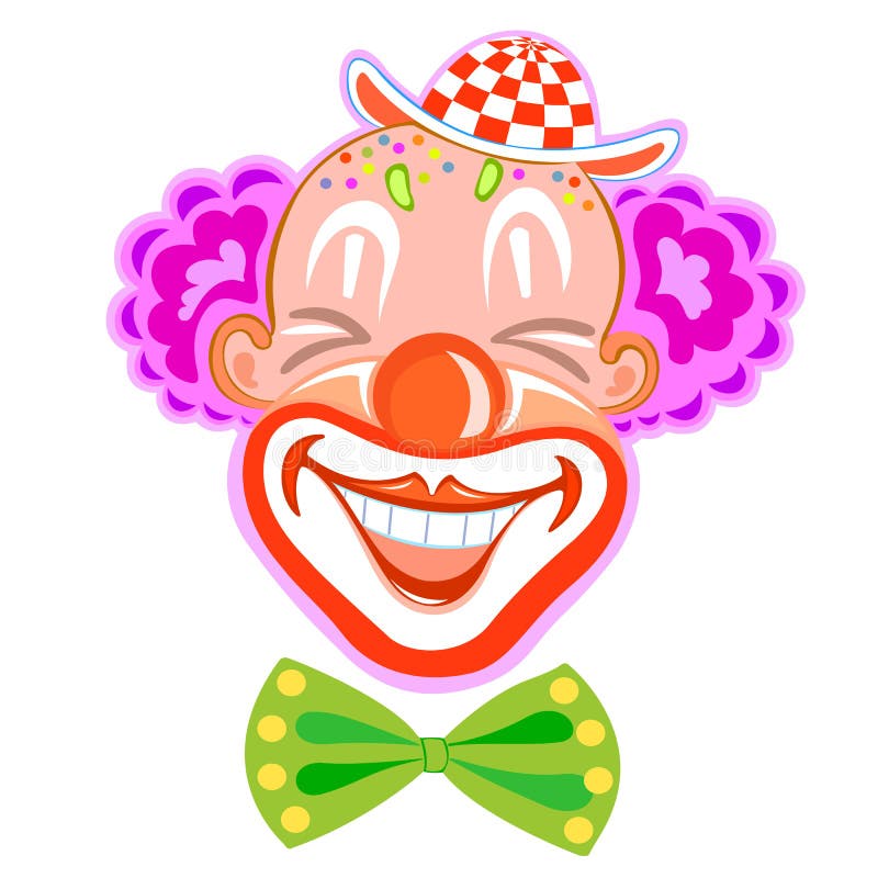 Улыбка клоуна. Клоун улыбается. Лицо клоуна. Клоун смеется. Шаблон рот клоуна