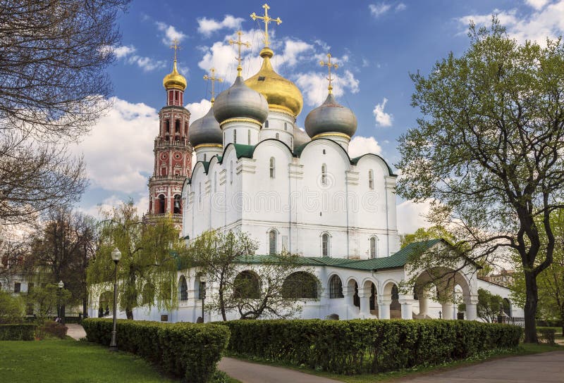 Купола Новодевичьего монастыря