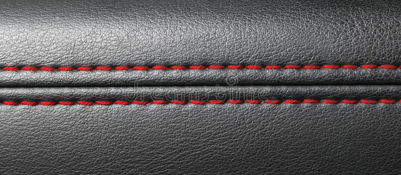 Land rover luxtec suede cloth ebony with mars red stitch