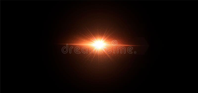 Солнце с блестящими слепимостью и возникают в темном фоне Иллюстрация  вектора - иллюстрации насчитывающей черный, чудо: 207685500