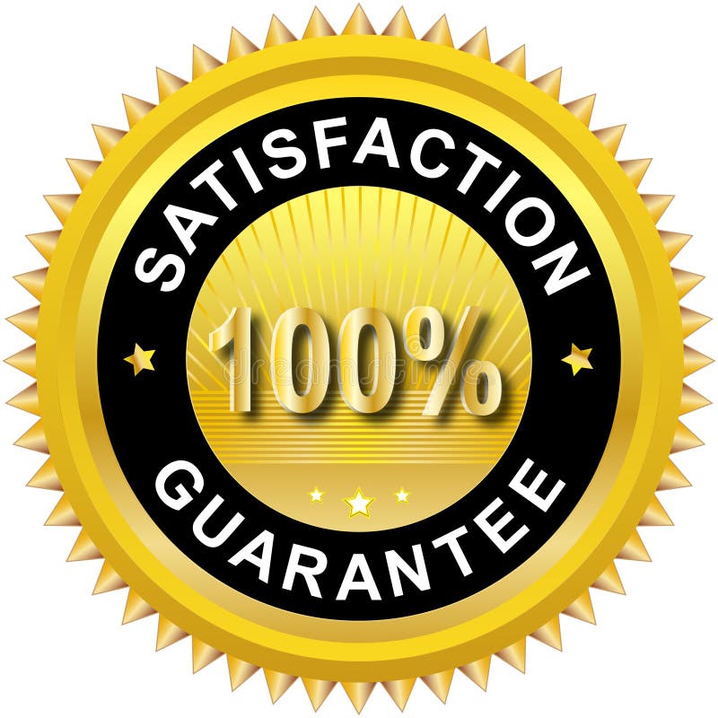 Guarantee. Гарантия illustration. Satisfaction 100 % значок. 100 Guarantee вектор.