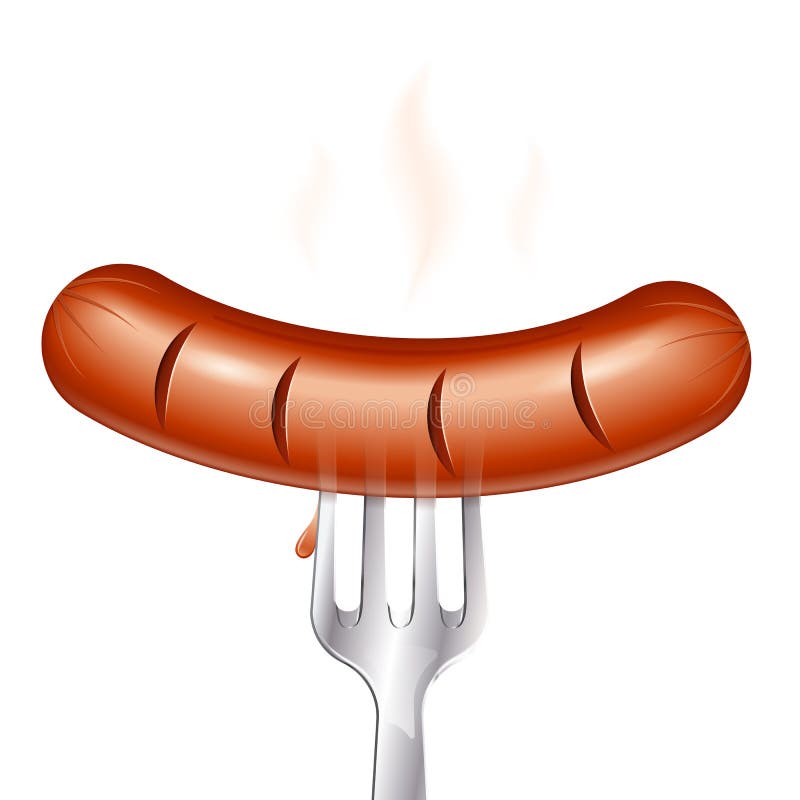 Как нарисовать сосиску