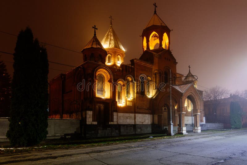 Armenian church, armenian apostolic church, Vladikavkaz, Armyanskaya ulitsa, 1 -