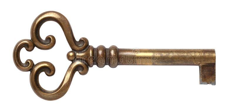 Ключ из желтого металла. Старинные желтые ключи. Изолированный ключ. Ключ из желтого металла арт.