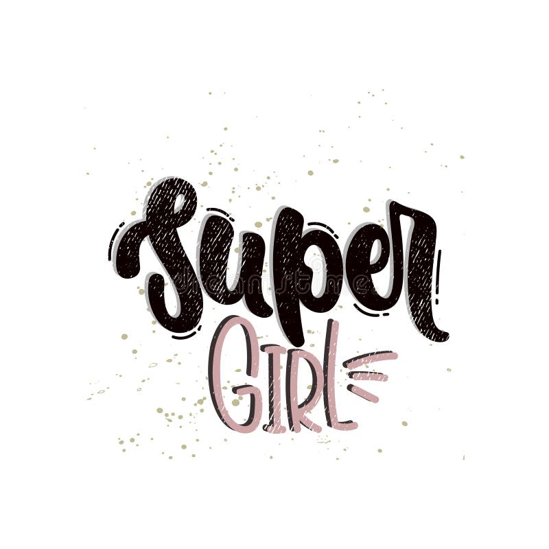 Girl lettering