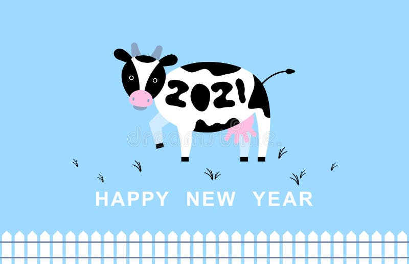 10 лет корове. Корова 2021. Новогодняя корова вектор. Год коровы. Постер корова.