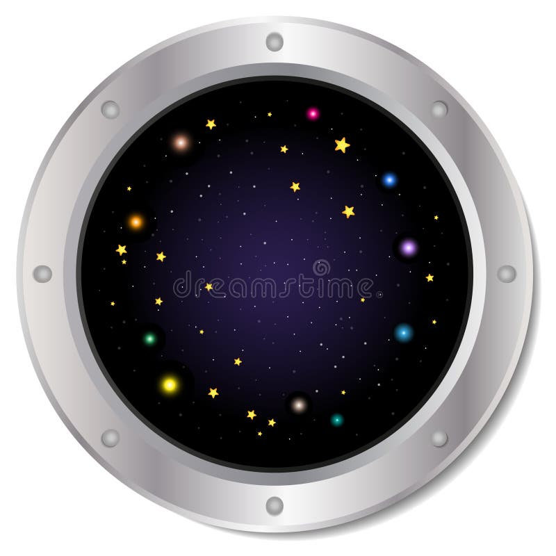Иллюминатор корабля рисунок