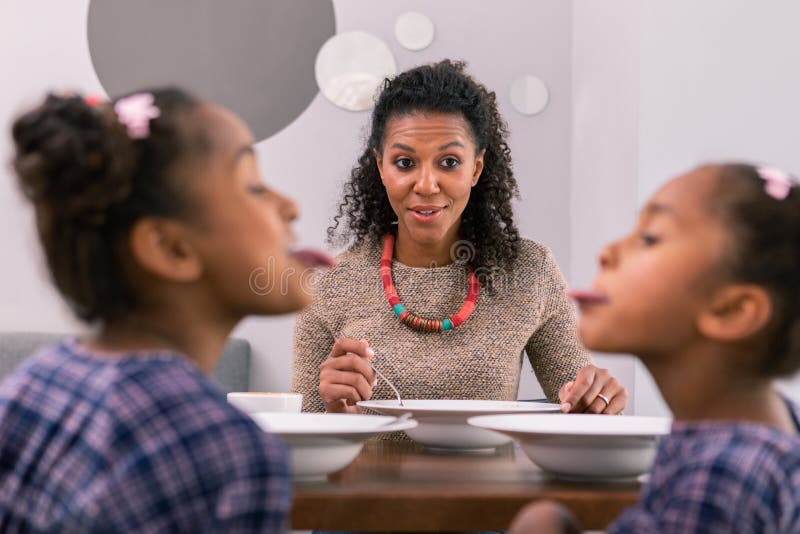 She watched her daughter