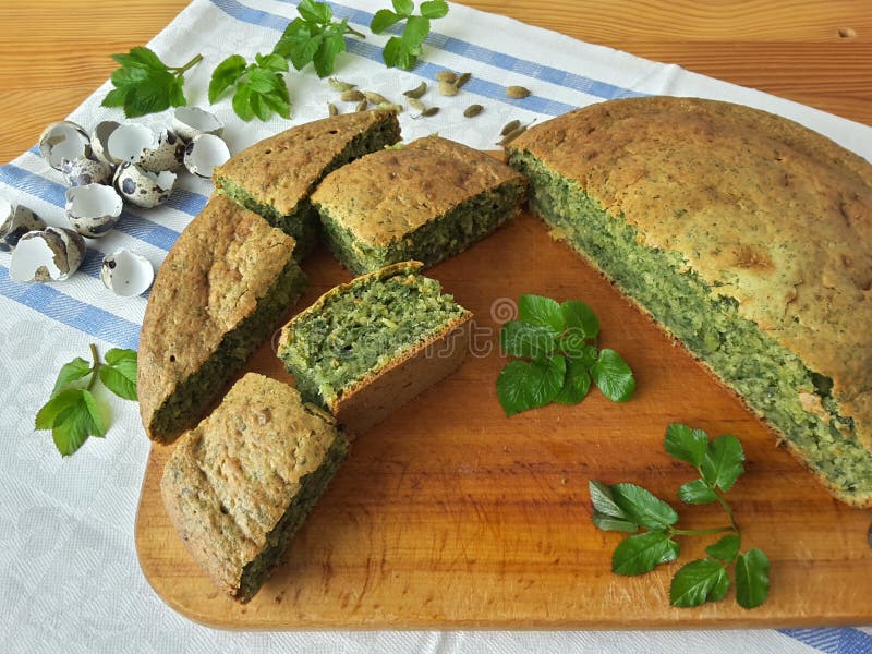 Пирог с травами