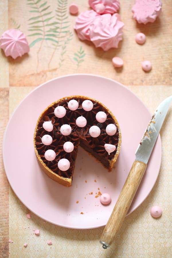Tangerine and Chocolate pie