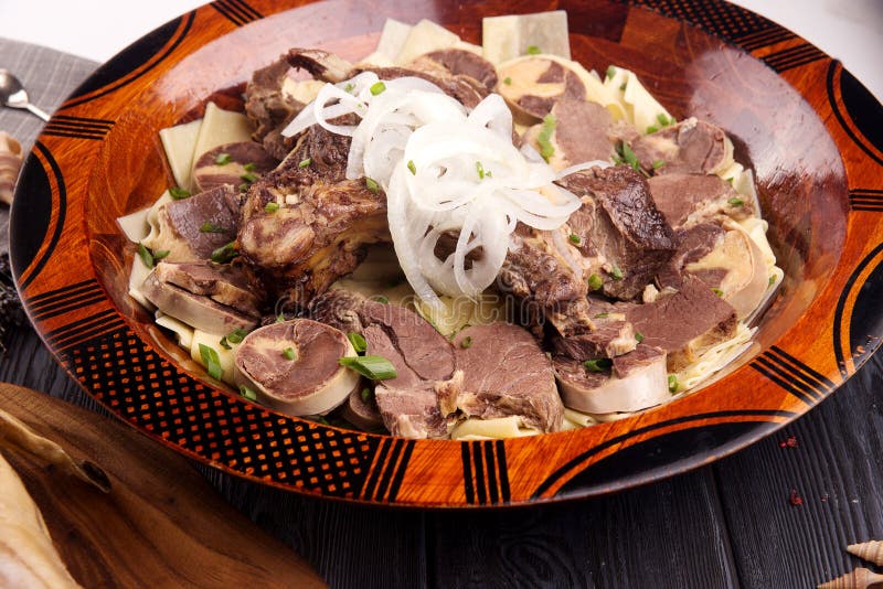 Мясо на казахском столе