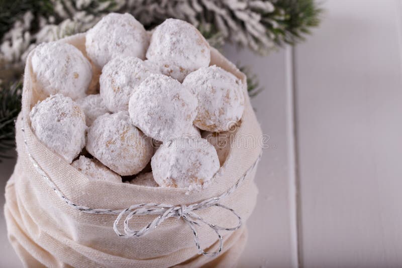 Греческие печенья белые