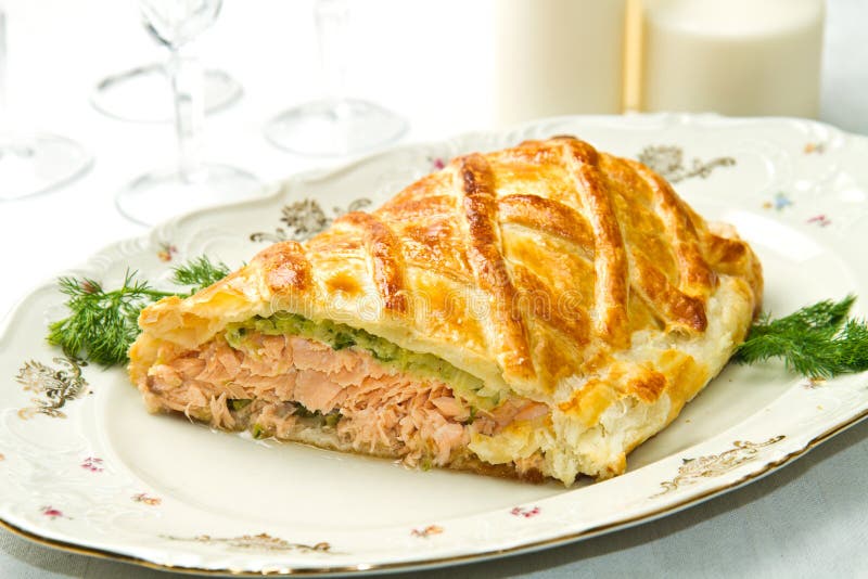 Puff Pastry Salmon pie
