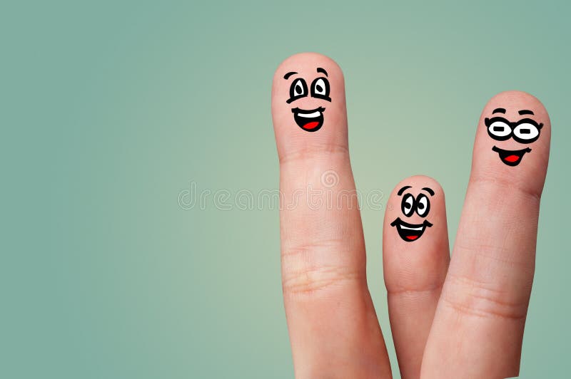 Mood with smile and fingers. Звук пальчика