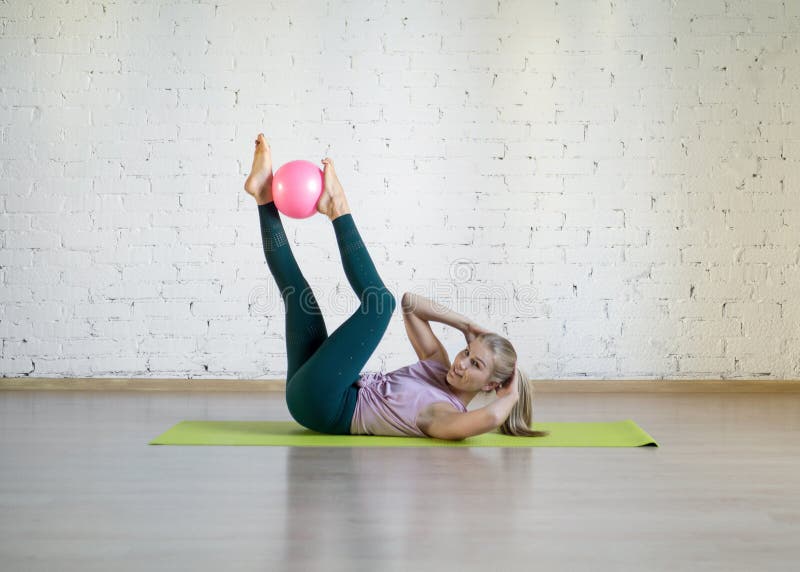 Pilates Ball Pink girl