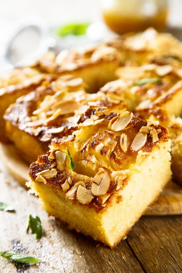 Пирог сяблоками и мёдом