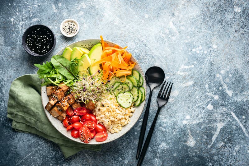 Тофу вид сверху food photo
