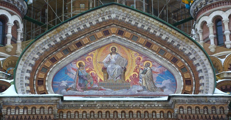 Спас на крови фасад