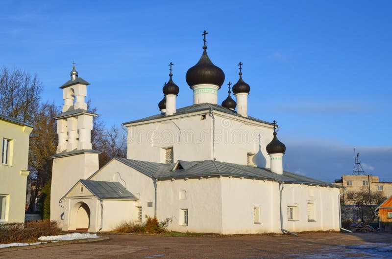 Псков храм голубой