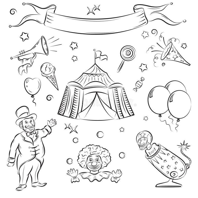 Реклама цирка рисунок